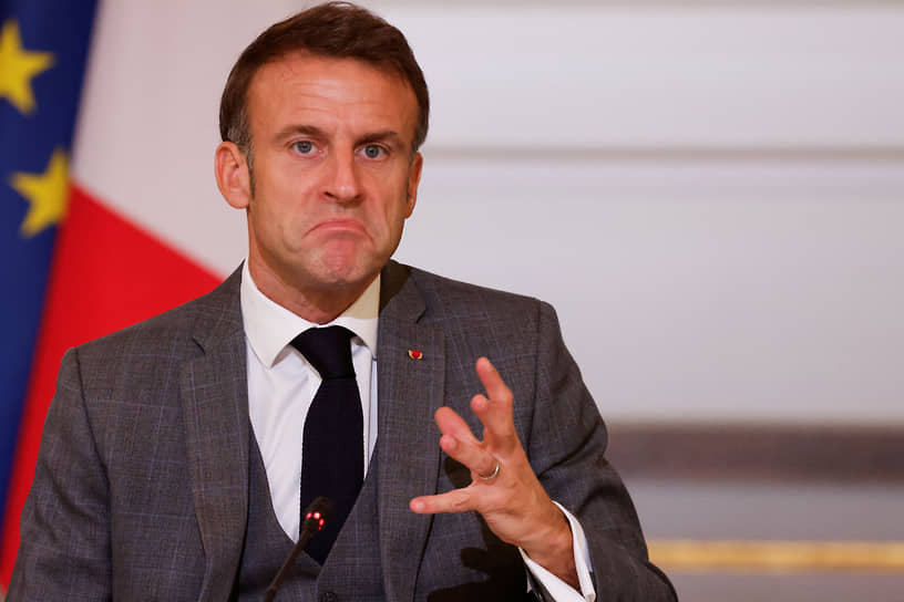 Президент Франции Эмманюэль Макрон