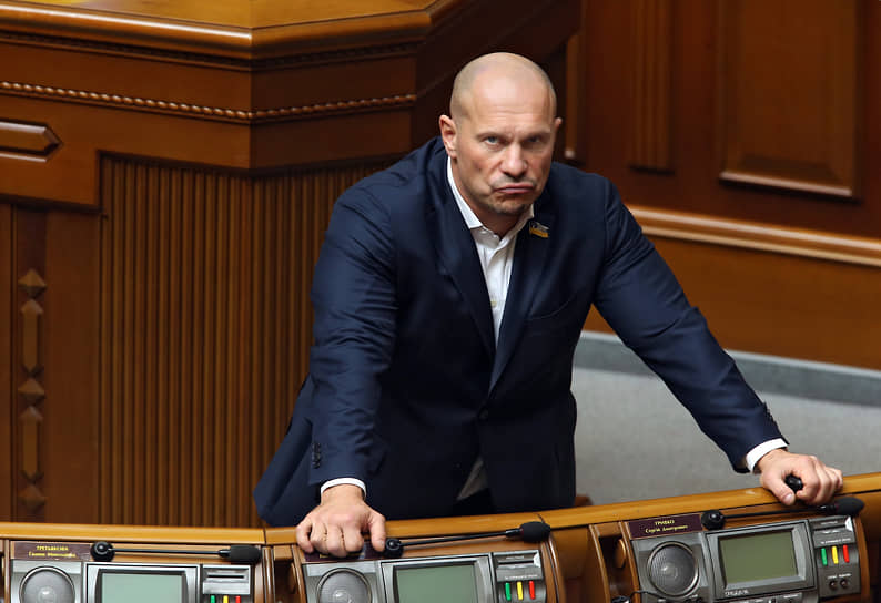 Нардеп Илья Кива на заседании Верховной рады Украины в 2019 году