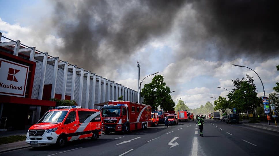 В Берлине загорелся металлургический завод оборонно-промышленной компании Diehl