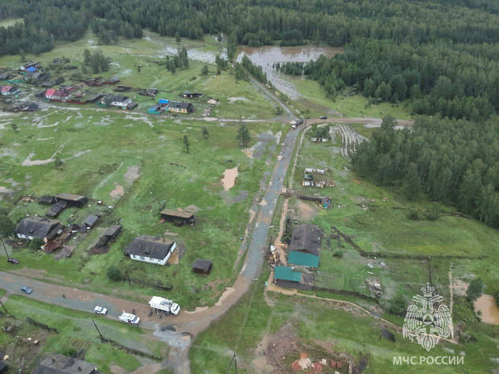Последствия затопления в поселке Киолим Челябинской области