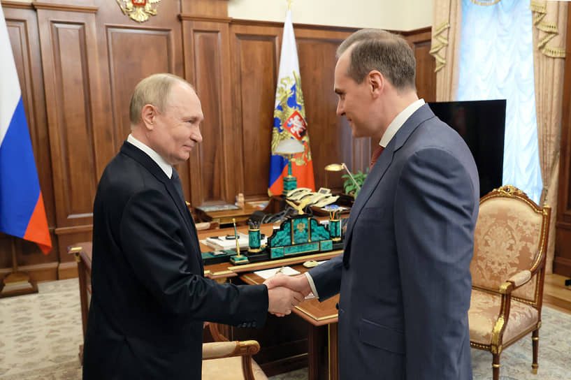 Владимир Путин (слева) и Артем Здунов