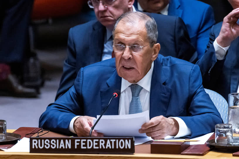 Глава МИД РФ Сергей Лавров