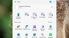В Windows 11 в панели задач и меню «Пуск» появилась кнопка «Поделиться»