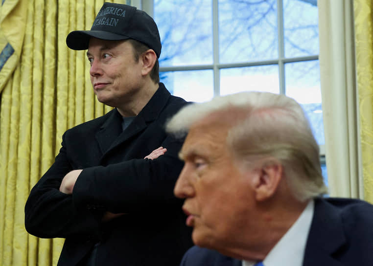 Илон Маск и Дональд Трамп
