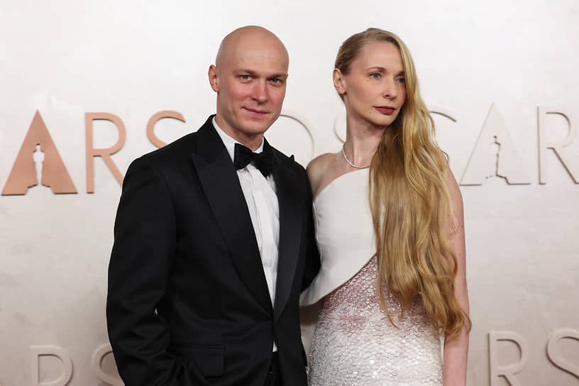 Актер Юра Борисов с женой Анной