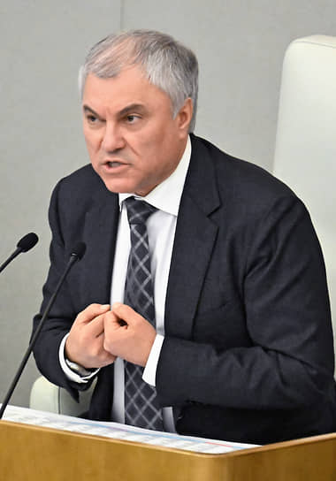 Председатель Госдумы Вячеслав Володин