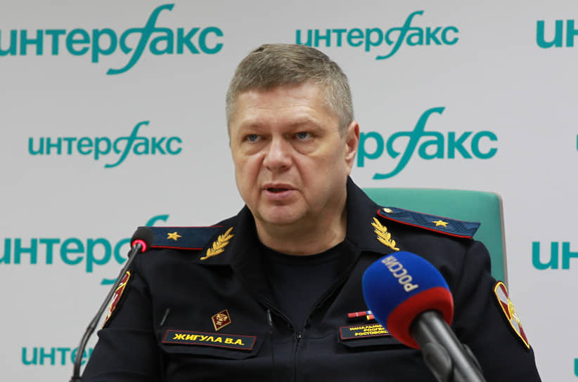 Начальник Росгвардии Ростовской области Владимир Жигула