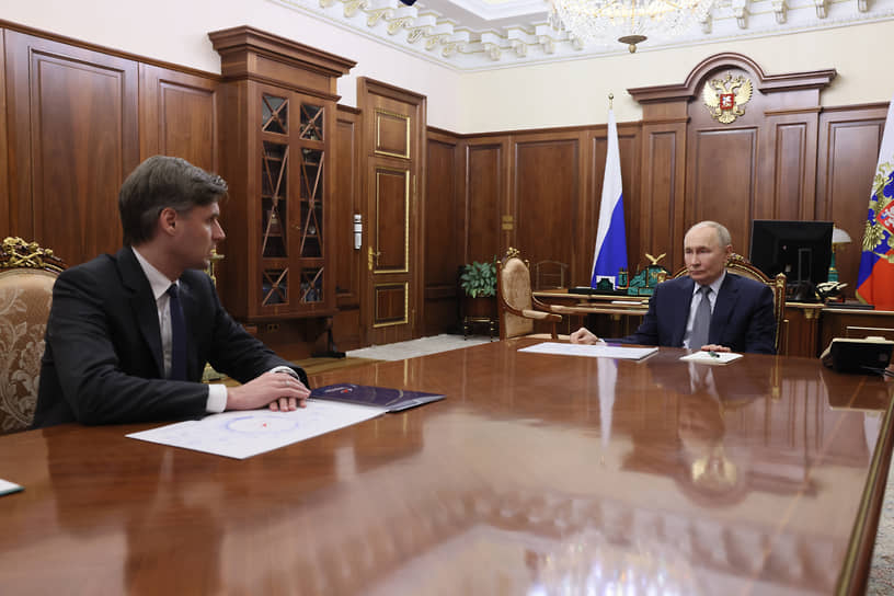 Дмитрий Баканов и Владимир Путин