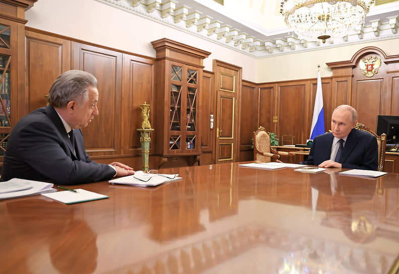 Виталий Мутко и Владимир Путин