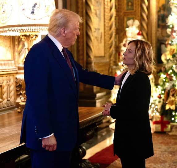 Дональд Трамп и Джорджа Мелони