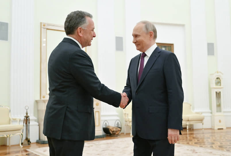 Стив Уиткофф и Владимир Путин