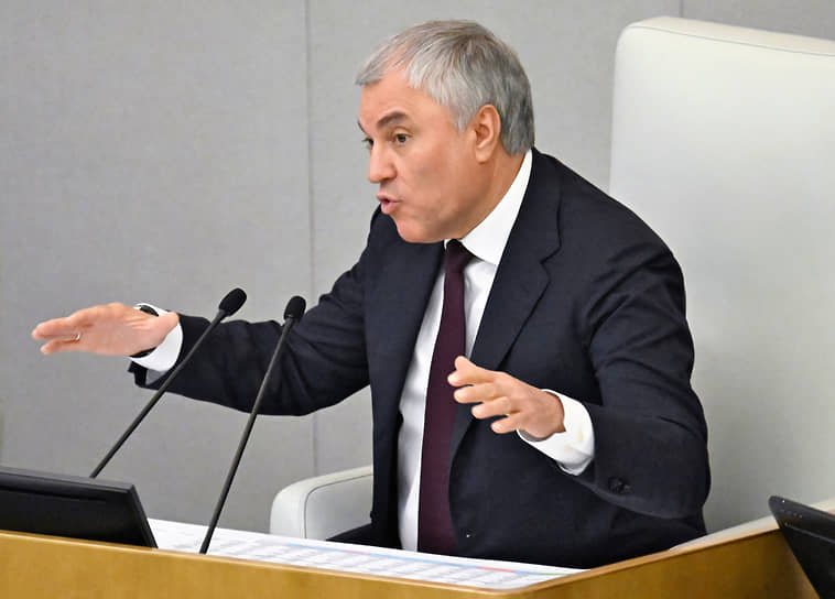 Председатель Госдумы Вячеслав Володин 