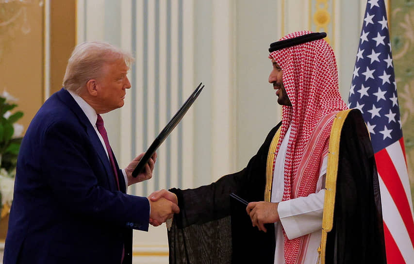 Дональд Трамп и Мухаммед бен Сальман Аль Сауд