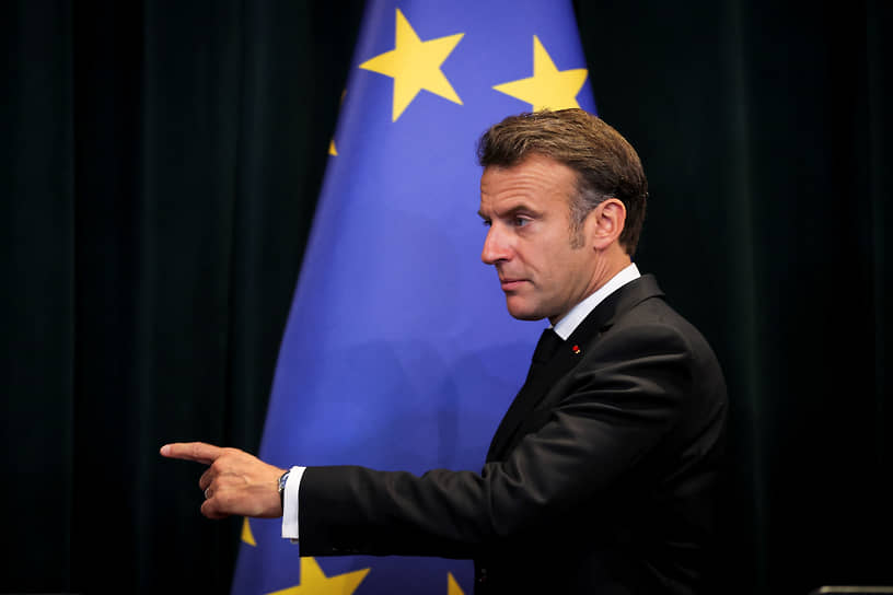 Президент Франции Эмманюэль Макрон