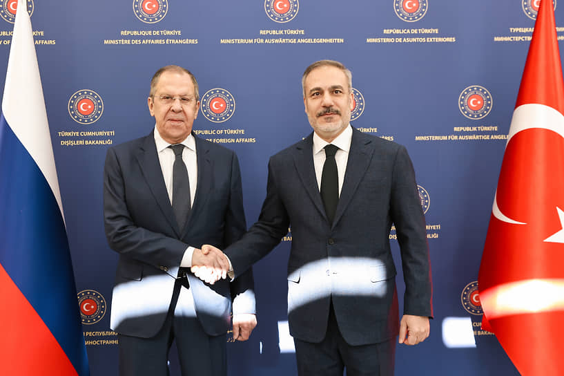 Сергей Лавров и Хакан Фидан в феврале 2025 года
