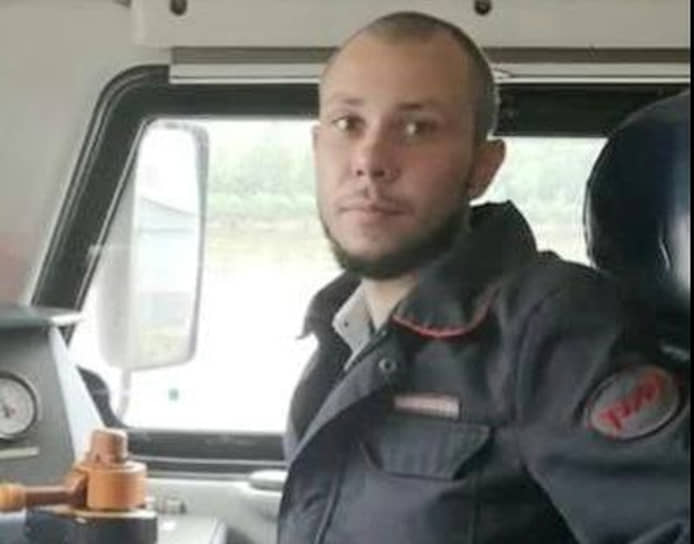 Машинист поезда Климов—Москва Павел Мишин