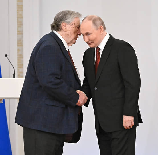 Александр Проханов и Владимир Путин