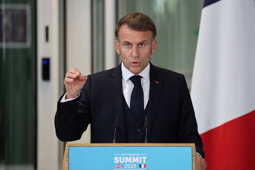 Президент Франции Эмманюэль Макрон
