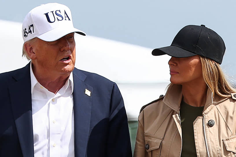 Дональд и Мелания Трамп