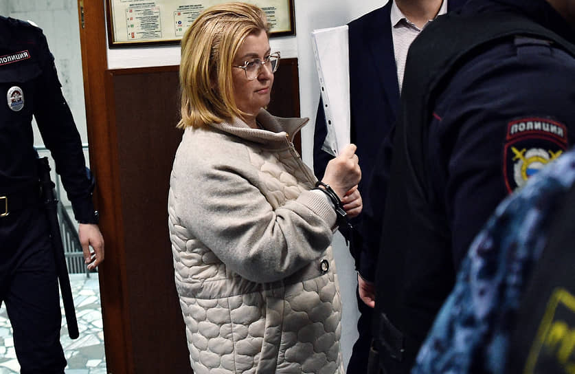 Татьяна Кулешова во время заседания суда