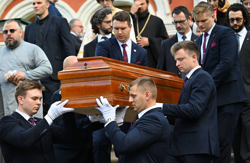 Похороны князя Александра Трубецкого прошли в Донском монастыре