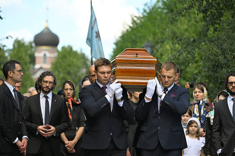 Похороны князя Александра Трубецкого прошли в Донском монастыре