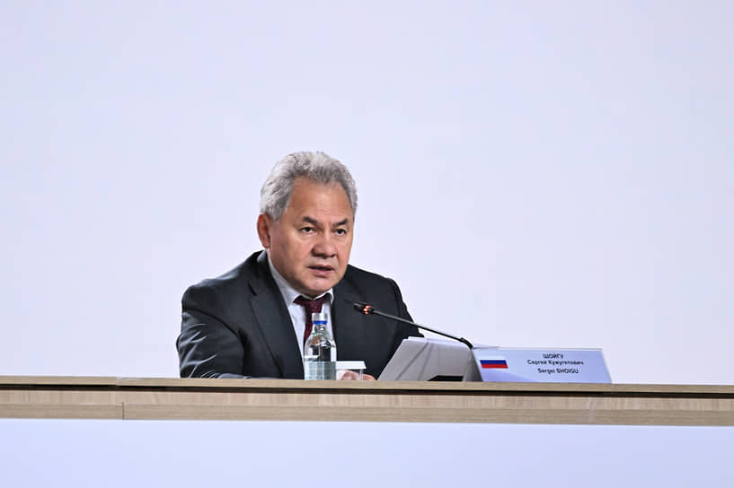 Секретарь Совета безопасности России Сергей Шойгу