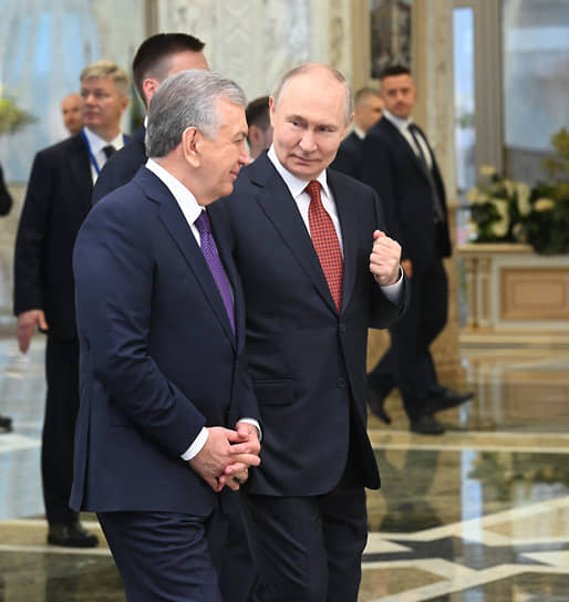 Шавкат Мирзиёев и Владимир Путин