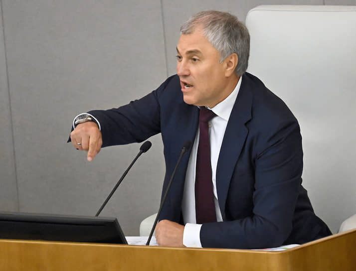 Председатель Госдумы Вячеслав Володин