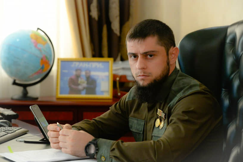 Помощник главы Чечни и министр республики по нацполитике Ахмед Дудаев в 2023 году 