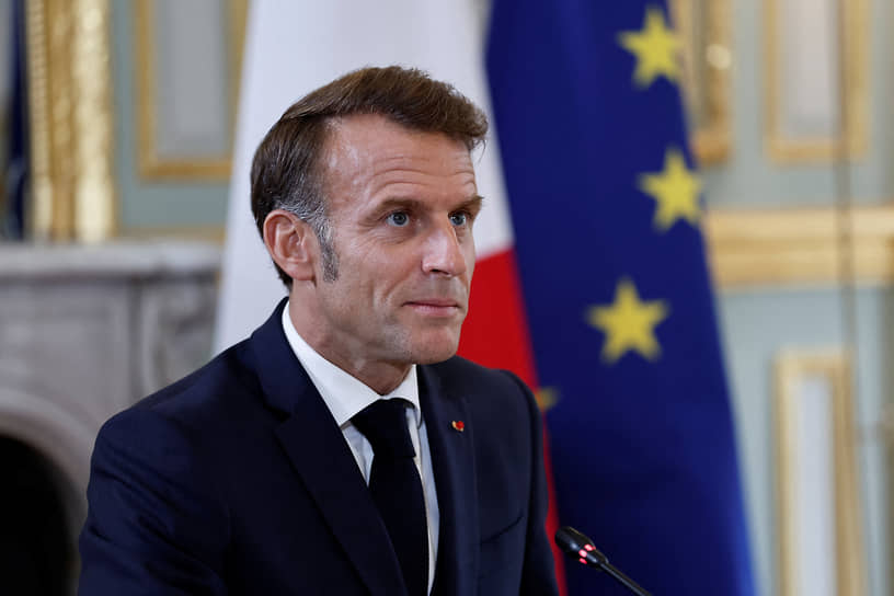 Президент Франции Эммануэль Макрон 