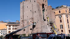 В центре Рима обвалилась часть средневековой башни Конти