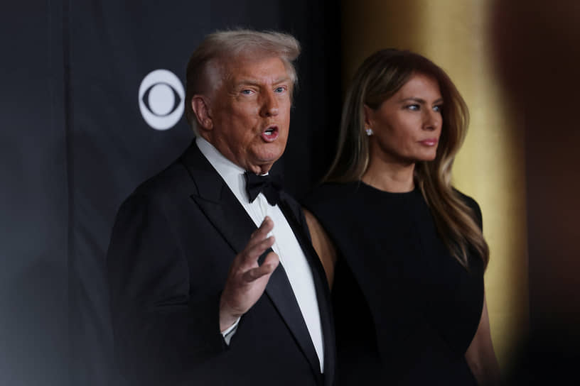 Президент США Дональд Трамп и его супруга Мелания