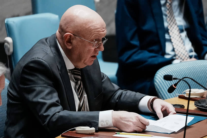 Постоянный представитель России при ООН Василий Небензя 