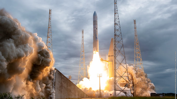 Ракета Ariane 6 вывела на орбиту новую группу интернет-спутников Amazon