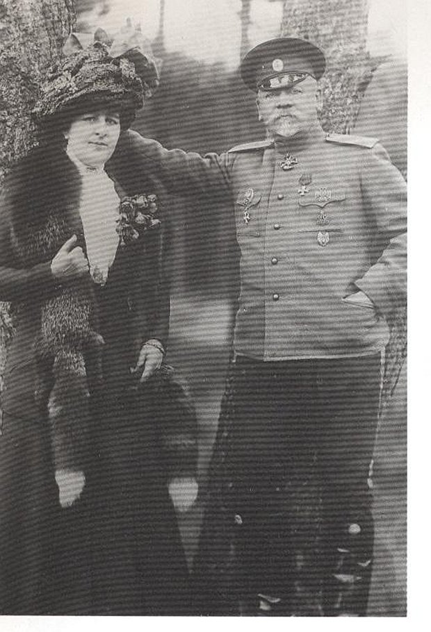 Владимир и Екатерина Сухомлиновы.1915 год 