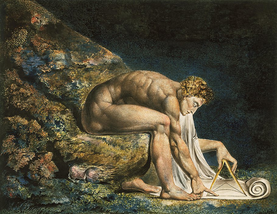 Уильям Блейк. &quot;Ньютон&quot;. 1795 — около 1805 г. 