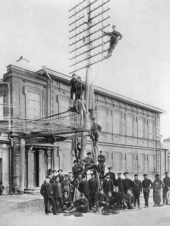 Здание телефонной станции в перми. 1912 год