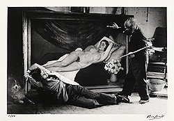 Брассай. "Жан Маре позирует Пикассо". 1944 год