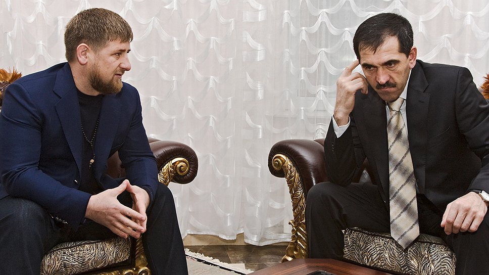 Рамзану Кадырову (слева) и Юнус-Беку Евкурову с каждым днем все сложнее находить общий язык