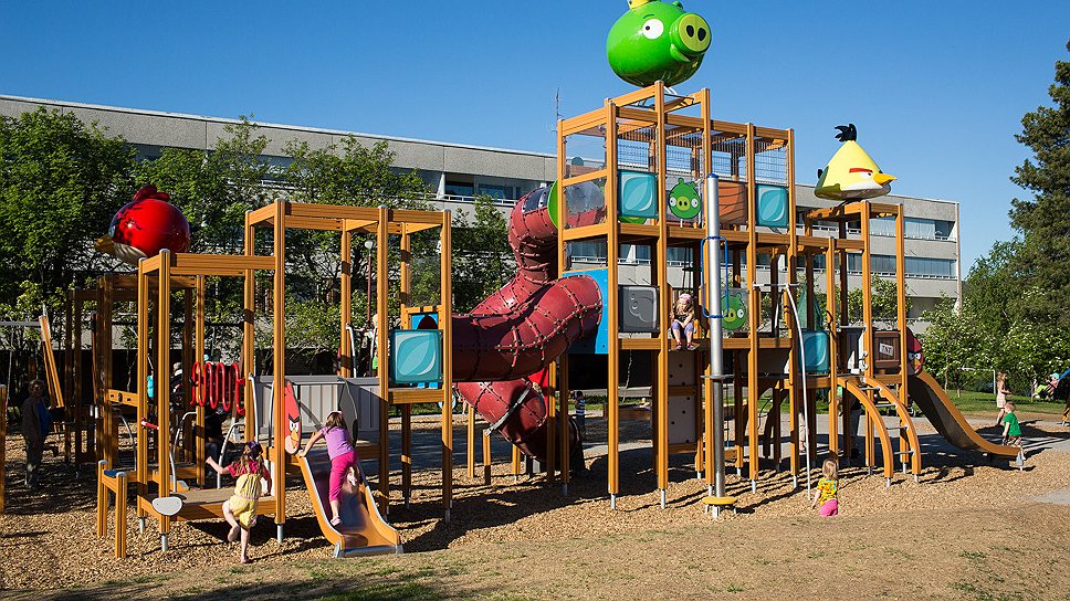 Новенький парк Angry Birds стал дальновидным вложением муниципальных средств, его полюбили не только местные жители, но и туристы