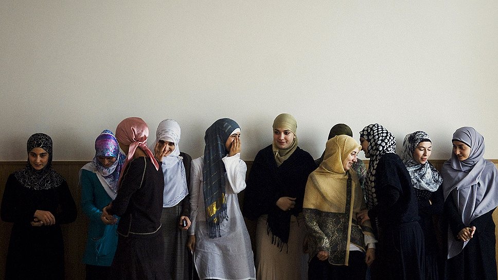 Студентки исламского университета в Грозном 