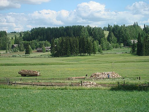 Северо-запад Удмуртии, где проживают бесермяне 
