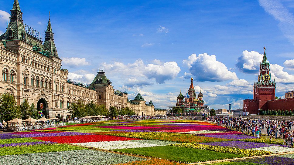 2013 год. Фестиваль цветов на Красной площади 
