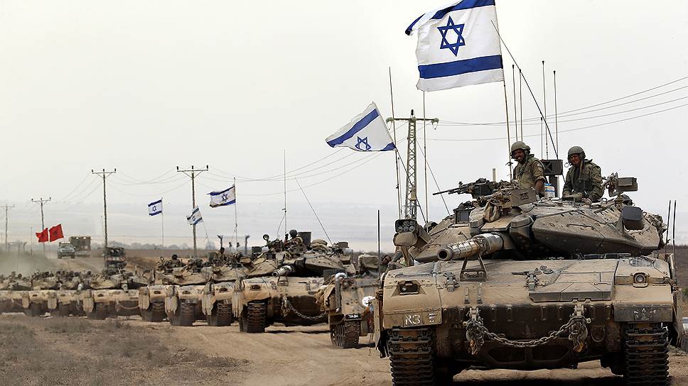 Израильская бронетехника у границ сектора Газа. Каждое вооруженное противостояние с террористическими организацями, н екончающееся полным разгромом, стимулирует террор, предупреждает Авигдор Либерман