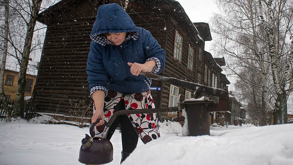 Водопровода нет в двух из четырех районов города  
