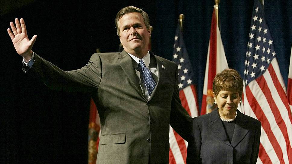 Один из главных предвыборных козырей Джеба Буша -- его жена Колумба и ее сильный мексиканский акцент
