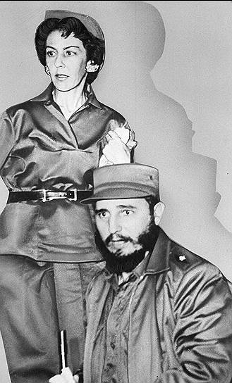 1960-й. Фидель Кастро и его личный секретарь товарищ Селиа Санчес 