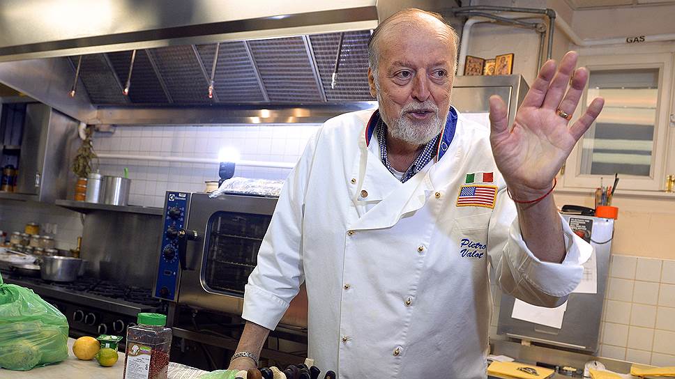 Шеф-повар Пьетро Валота 40 лет назад приехал в Москву из Венеции работать на американцев