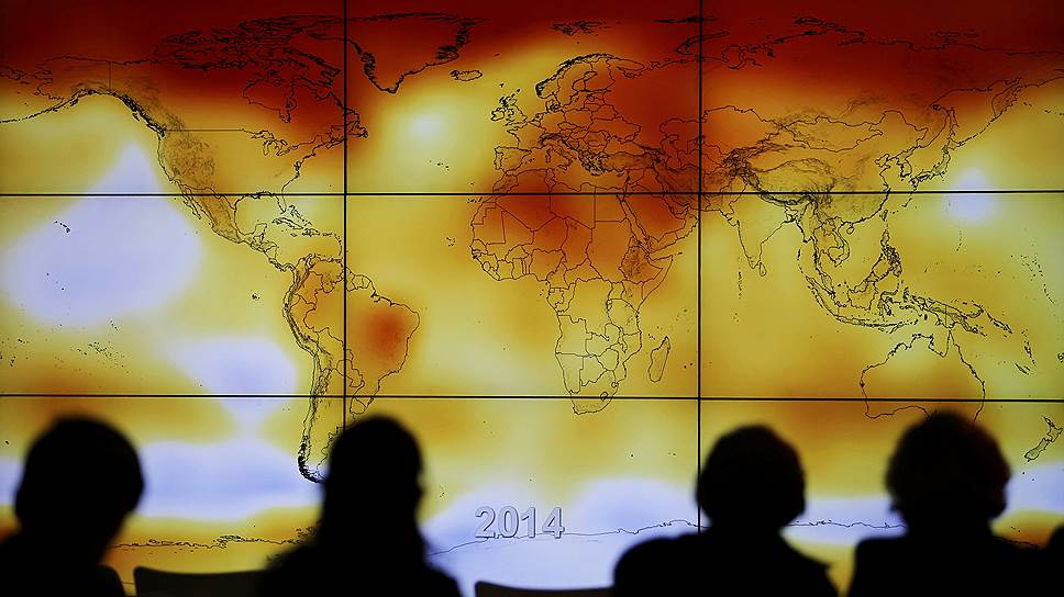 Участники климатического саммита в Париже разглядывают географию климатических аномалий